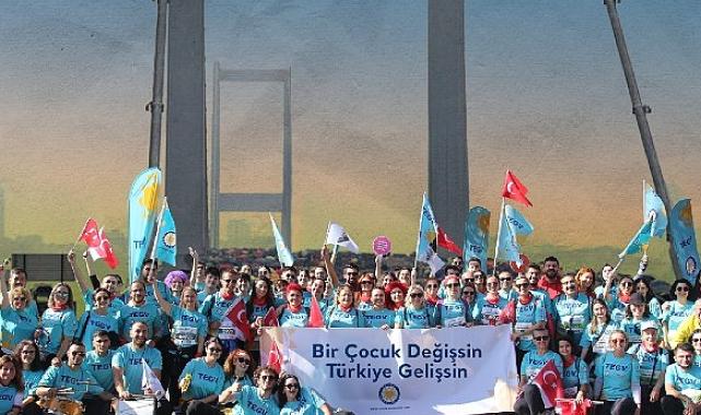 TEGV koşucuları 46. İstanbul Maratonu'nda adımlarını nitelikli eğitim desteği için atacak