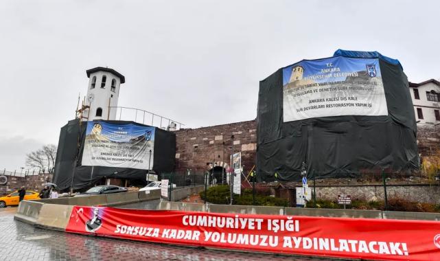Ankara Kalesi'ne hassas dokunuş