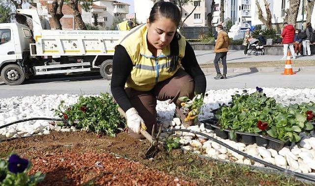 Aydın büyükşehir belediyesinin turizm bölgelerindeki çalışmaları kış aylarında da sürüyor