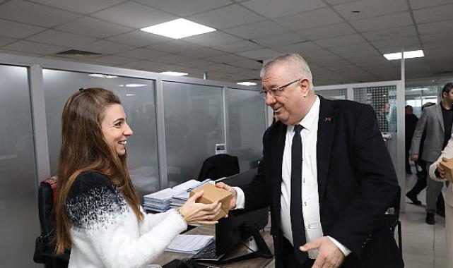 Başkan Ertaş'tan personelin yeni yılını kutladı