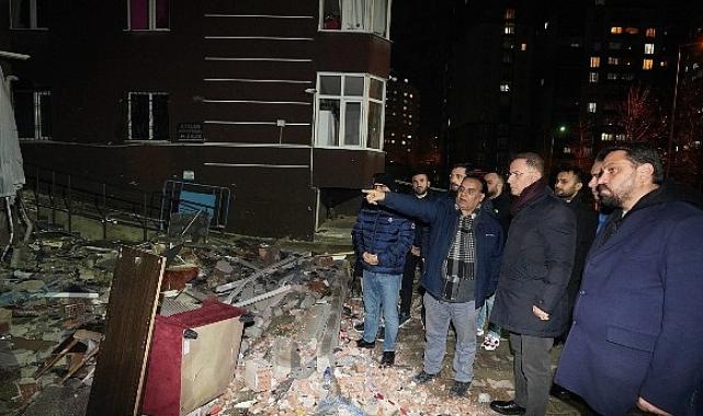 Beylikdüzü'nde doğalgaz patlaması