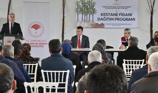 İzmir’de kestane üreticilerine hibe desteği: 2 bin 620 Gal arısına dayanıklı fidan!