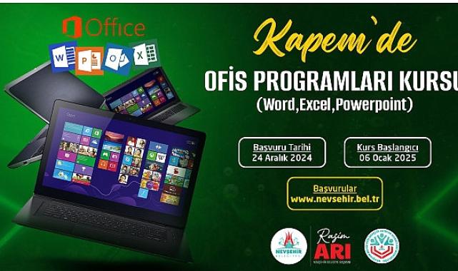 KAPEM'de Ofis Programları Kursu Açılıyor