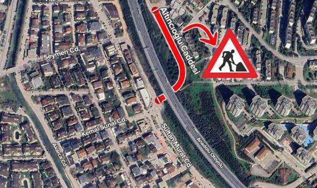 Kocaeli'de Alikahya tramvay yolunda trafik düzenlemesi!