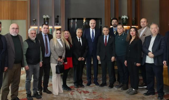 Kurtulmuş'tan Üsküp'te KGK heyetine önemli açıklamalar: Her zaman barış perspektifine sahibiz