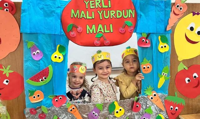 Manisa Büyükşehirli minikler 'Yerli Malı Haftası'nı kutladı