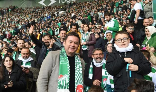 Osmangazili çocuklar Başkan Aydın'la Bursaspor maçına gitti