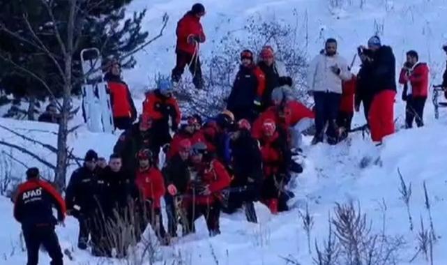 Palandöken'de çığ faciası