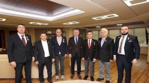 Başkan Büyükakın'a STK'lardan yoğun ziyaret