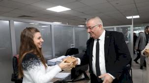 Başkan Ertaş'tan personelin yeni yılını kutladı