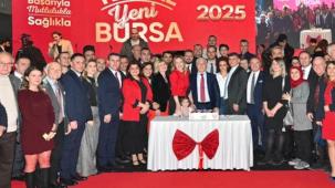 Bursa Büyükşehir ailesi yeni yılı birlikte kutladı