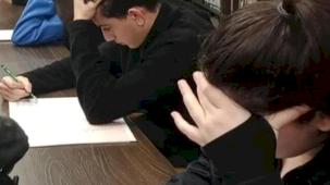 Bursa İnegöl'de öğrenciler ter döktü