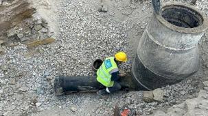 İlimtepe'nin geleceği için İSU'dan 9 bin 134 metre yeni kanalizasyon hattı