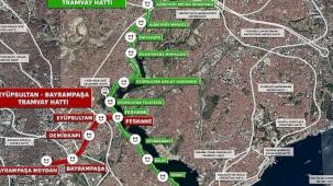 İstanbul'un Yeni Raylı Sistemi: Eyüpsultan - Bayrampaşa Tramvay Hattının Yapımı Sürüyor