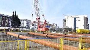 İzmir'de Buca Metrosu'nda tünel kazıları sürüyor