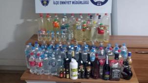 Mudanya'da bisikletli kaçak alkol satışına gözaltı