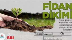 Nevşehir'de Binlerce Fidan Toprakla Buluşacak