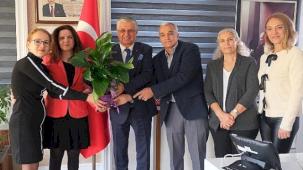 Okul aile birliğinden Başkan Topaloğlu'na ziyaret