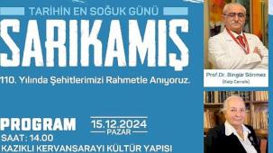 Sarıkamış şehitlerinin büyük mücadelesi Gölcük'te anlatılacak