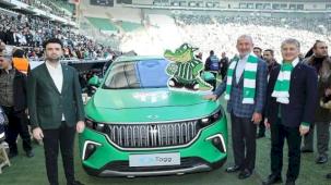 Togg, Bursaspor’un tribün ve şort sponsoru oldu