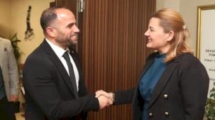 Yeniden Refah Partisi İzmit İlçe Başkanı Şahin'den Başkan Hürriyet’e ziyaret