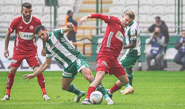 Tümosan Konyaspor 1-1 Onvo Antalyaspor (Maç Sonucu) Konya'da kazanan çıkmadı!