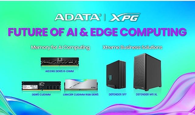 ADATA CES 2025'te AI Dönemi Üzerine Yeni Bir Perspektif Ortaya Koyuyor