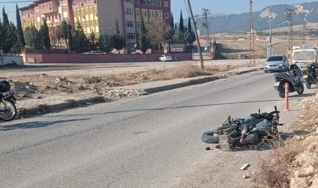 Adıyaman'da motosiklet kazası: Sürücü ağır yaralı