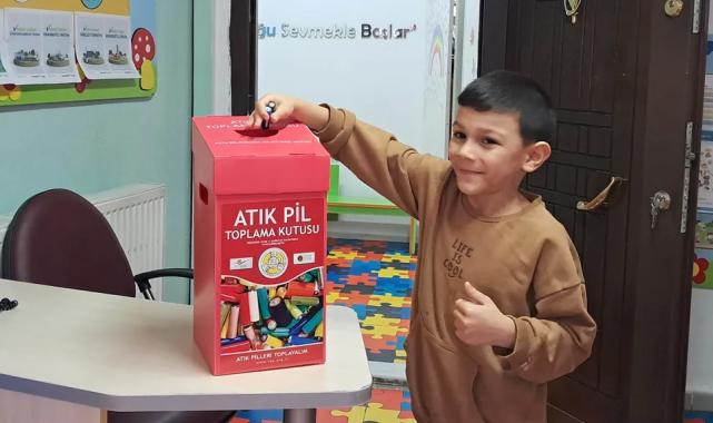 Ankara Keçiören'de ödüllü atık pil kampanyası ilgi görüyor