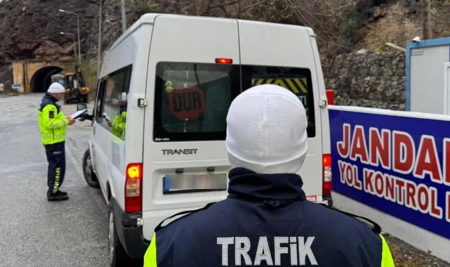 Artvin Jandarması 2024'te eğitim ve denetimlerde hız kesmedi