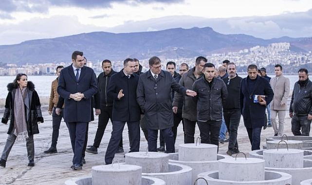 Başkan Tugay Kordon'daki çalışmaları inceledi