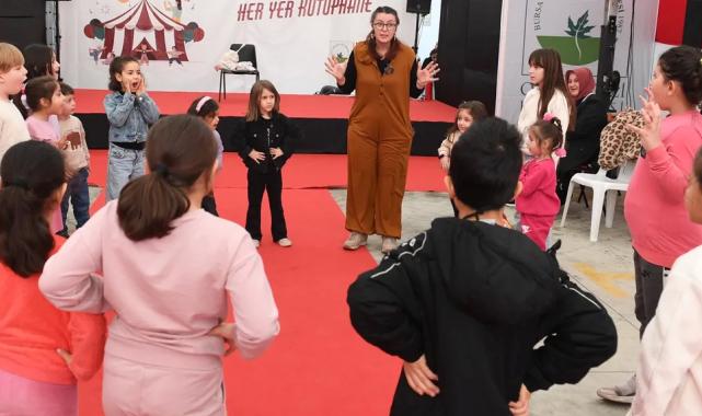 Bursa Osmangazili çocuklar tatilde eğlenceye doyuyor
