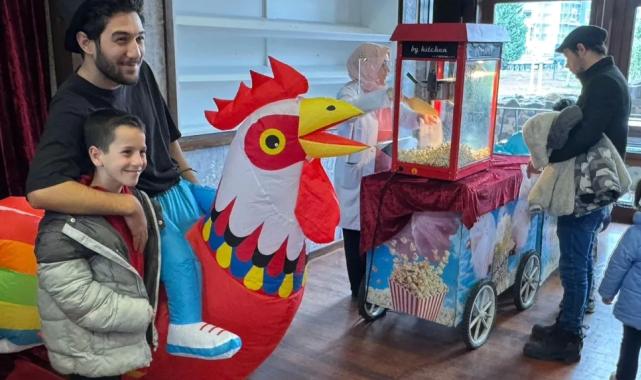 Kocaeli Gölcük'te çocuklar doyasıya eğlendi