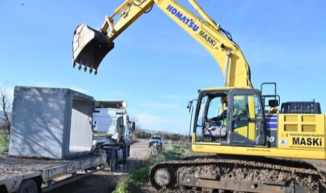 Manisa Derbent Mahallesi'nde dere geçişleri güvenli