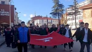 Bilecik Pazaryeri’nde Sarıkamış Şehitleri anısına yürüyüş