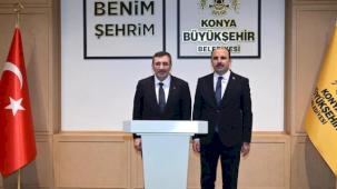 Cumhurbaşkanı yardımcısı Cevdet Yılmaz Başkan Altay'ı ziyaret etti