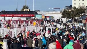 Erciyes Kayak Merkezi doldu taştı!