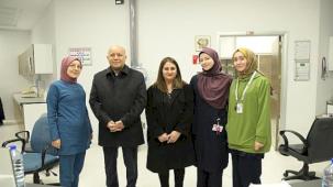 Hasta ve hasta yakınları yalnız bırakılmadı