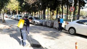 Karşıyaka'da ilaçlama mesaisi devam ediyor