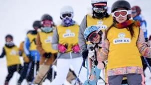 Kayseri Büyükşehir Kayak Okulu'nda sömestr hareketliliği