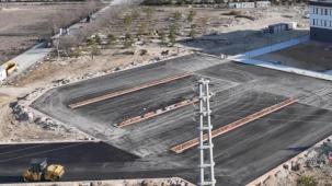 Konya Kayacık Tesisleri'ndeki otopark zemin asfaltının yapımı tamamlandı