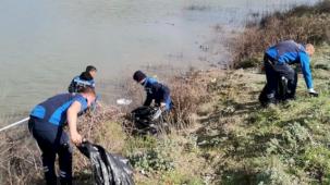 Muğla Ula Göleti'nde kapsamlı temizlik