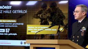 Son bir haftada 57 terörist etkisiz halde