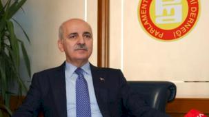 TBMM Başkanı Kurtulmuş'tan Parlamento Muhabirleri'ne ziyaret