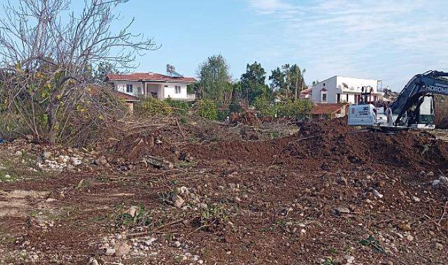 Tekirova Mahallesi'nde imar yolları açılmaya devam ediyor
