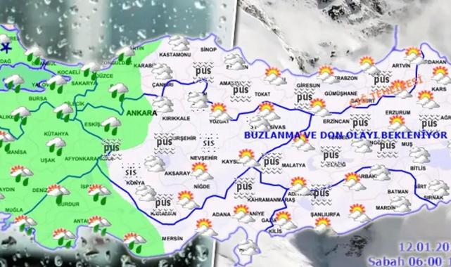 Türkiye yağışlı havanın etkisinde... İşte Meteoroloji'den 12 Ocak Pazar raporu