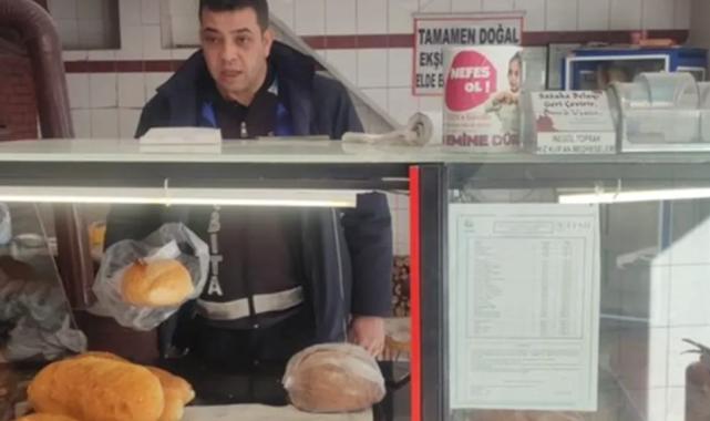 Zabıtadan Bursa İnegöl'de ekmek fırınlarına denetim