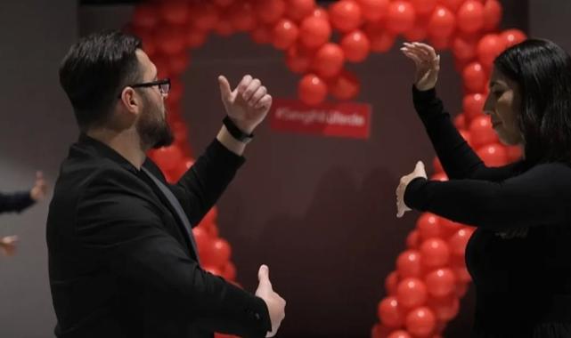 Bursa Nilüferli çiftlerden Sevgililer Günü tangosu
