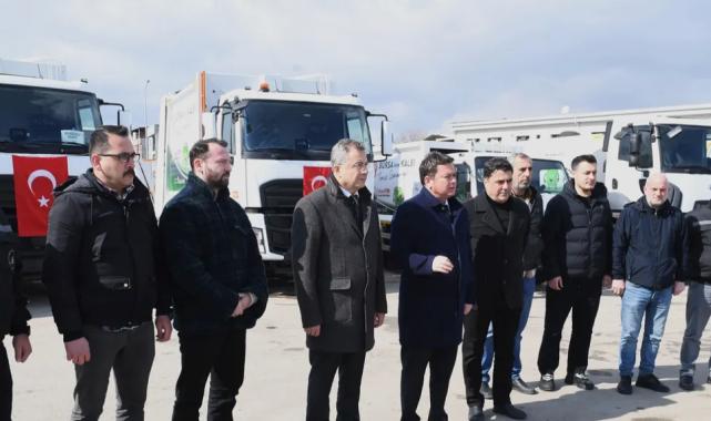 Bursa Osmangazi'nin temizlik filosuna 17 araç eklendi