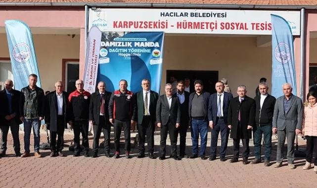 Kayseri Büyükşehir'den manda desteği